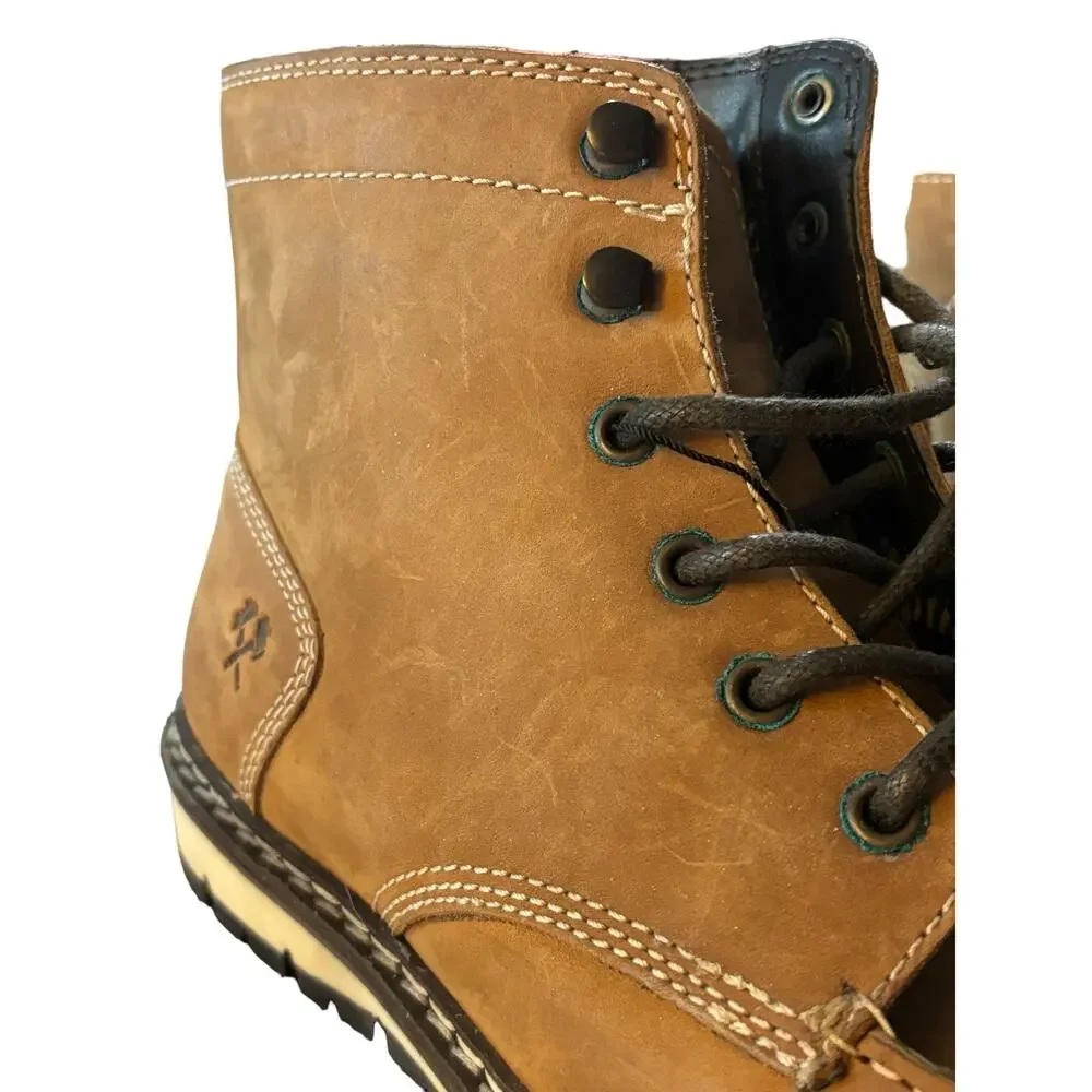 Buckle Outpost Makers Holden Leather Work Boots Men’s 9.5 NWOT Tan